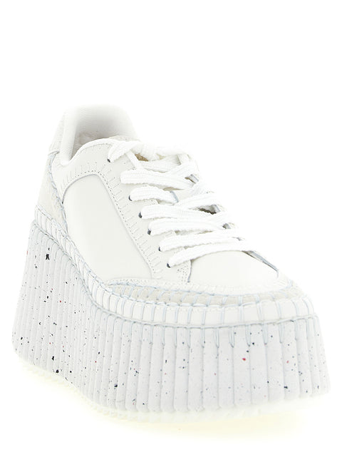 Chloé Nama Wedge Sneakers