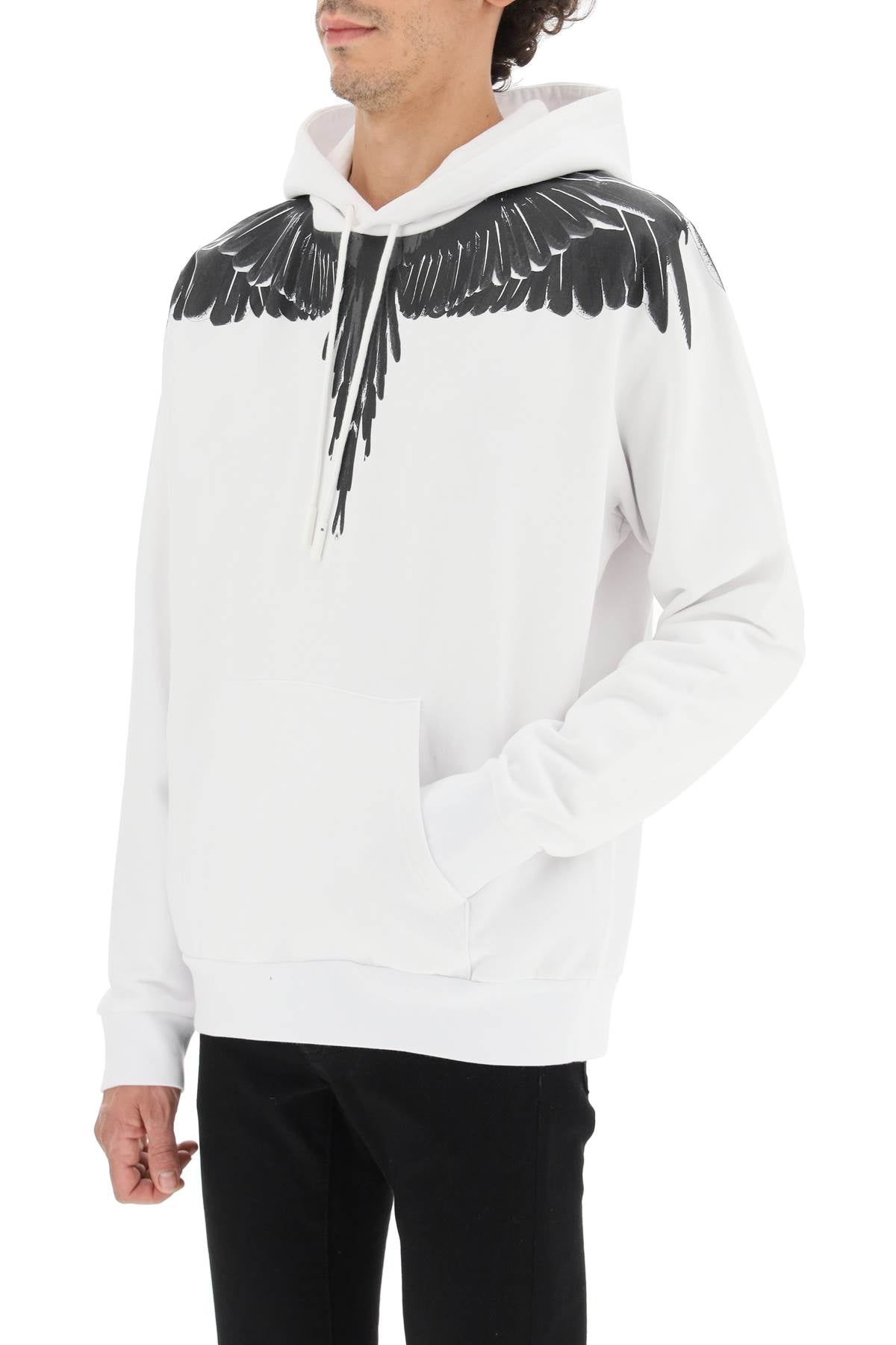 Marcelo Burlon Icon Wings Hoodie-Marcelo Burlon-White-S-Urbanheer