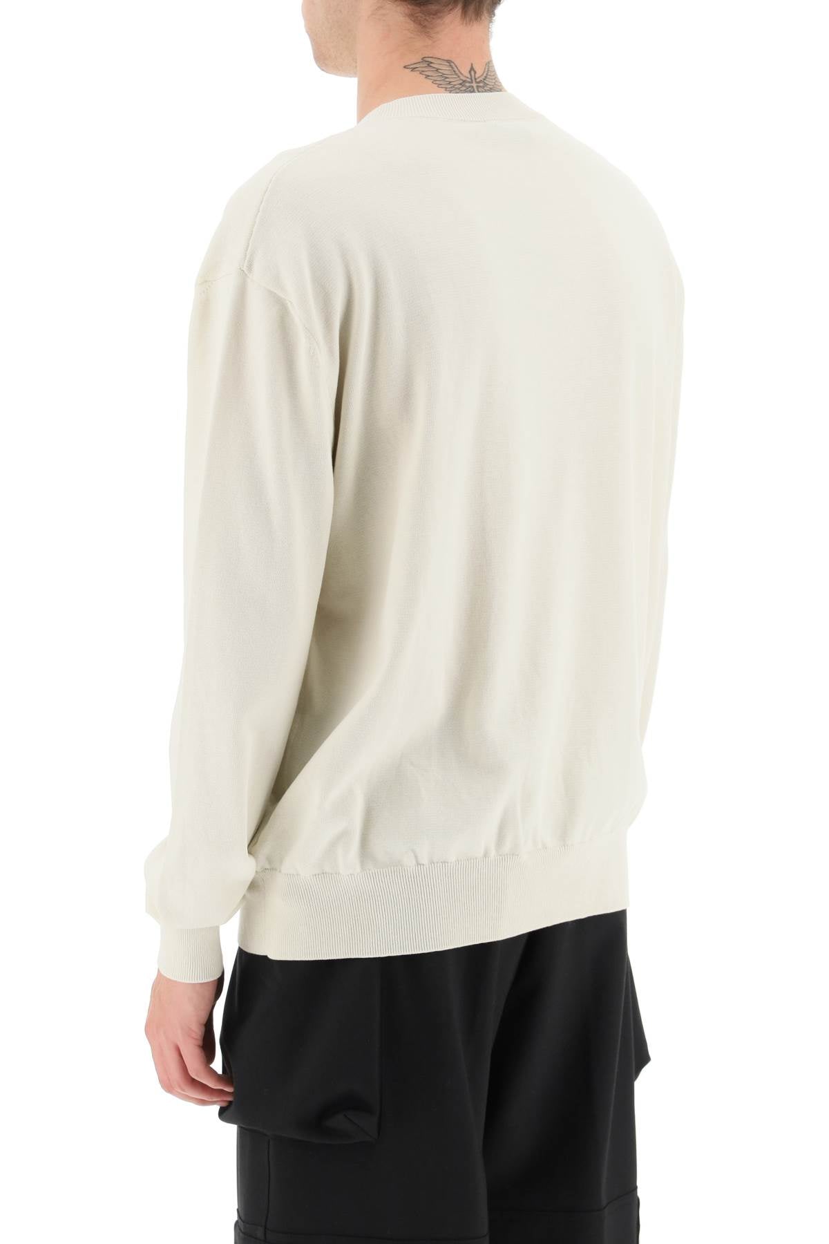 Marcelo Burlon Sunset Cross Cotton Sweater-Marcelo Burlon-White-L-Urbanheer