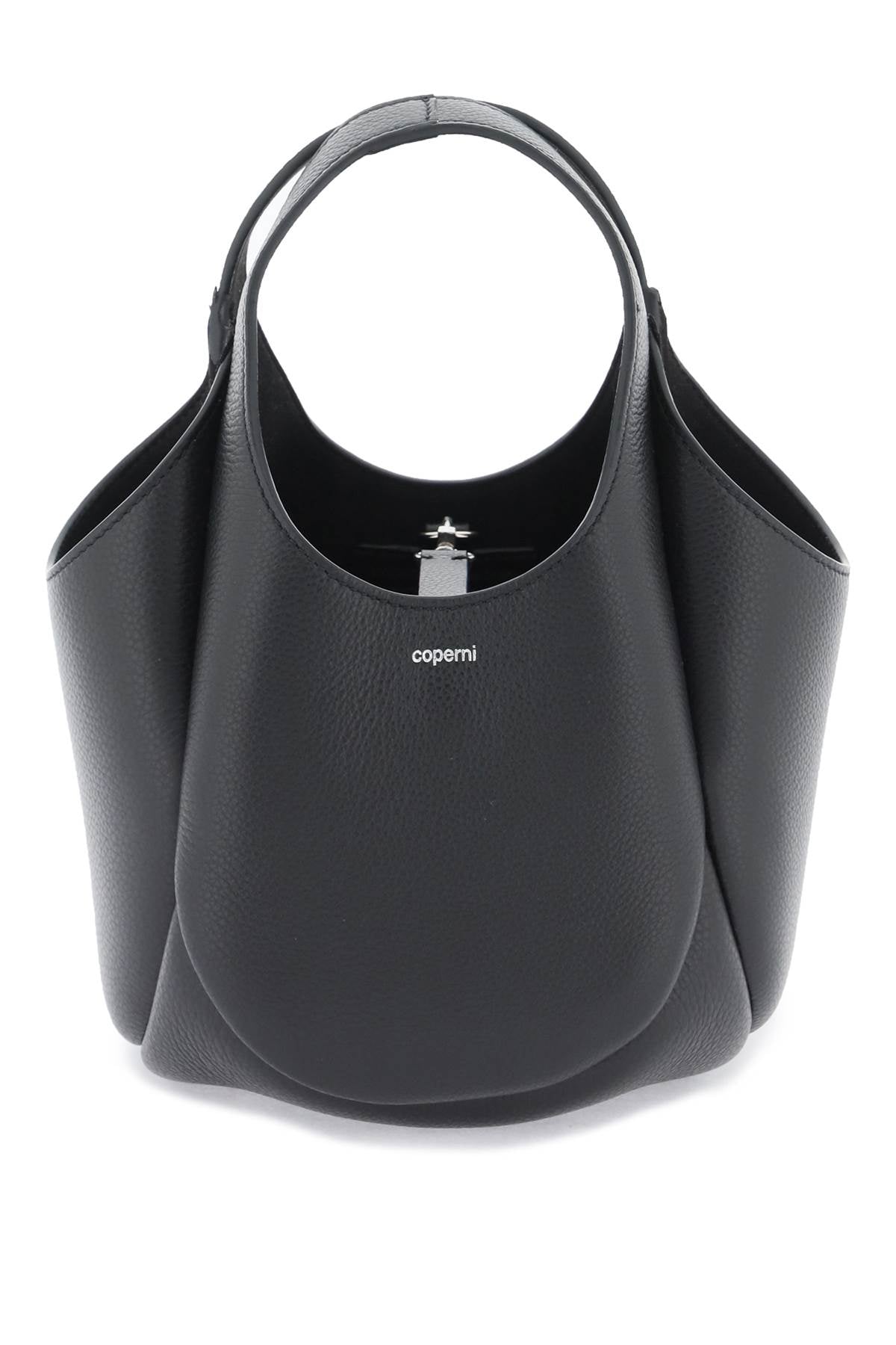 Coperni Leather Mini Bucket Bag-Coperni-Black-OS-Urbanheer