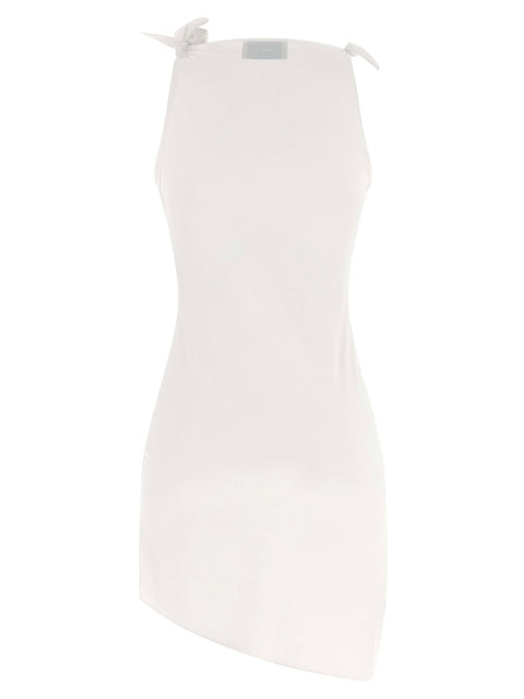 Coperni Asymmetric Flower Dress