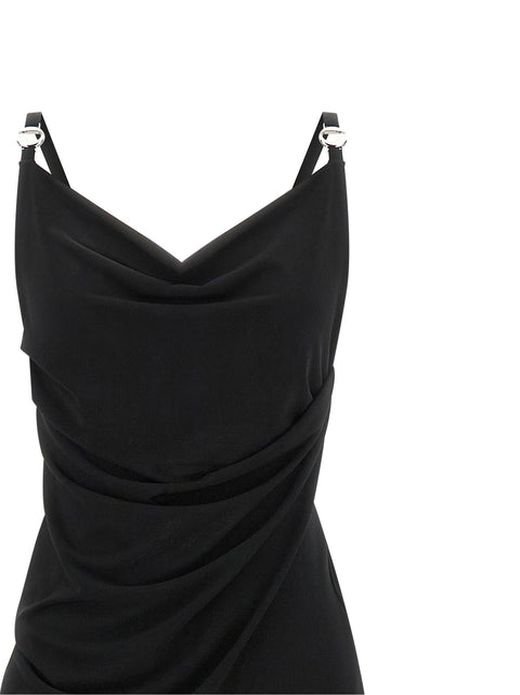 Coperni Metallic Logo Dress