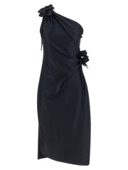 Coperni Asymmetric Mini Flower Dress