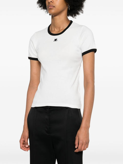 COURREGES PRE T-shirts and Polos WHITE