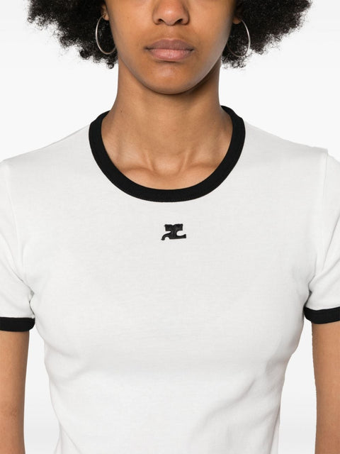COURREGES PRE T-shirts and Polos WHITE