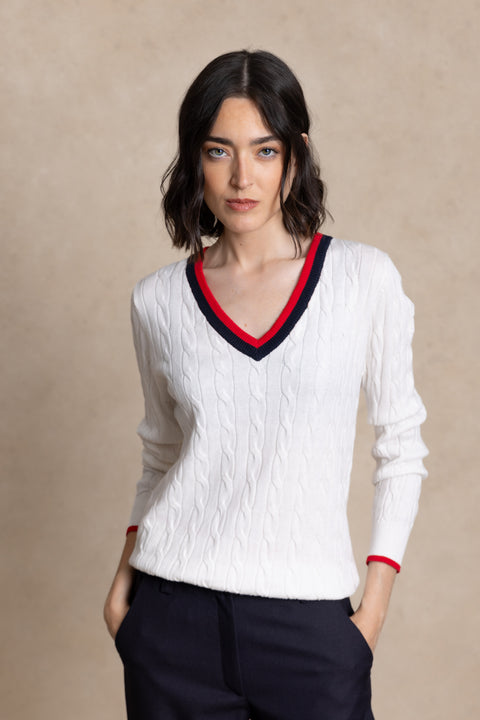 CRICKET classic V-neck jumper