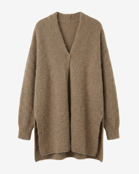 CT Plage Long Cardigan Brown
