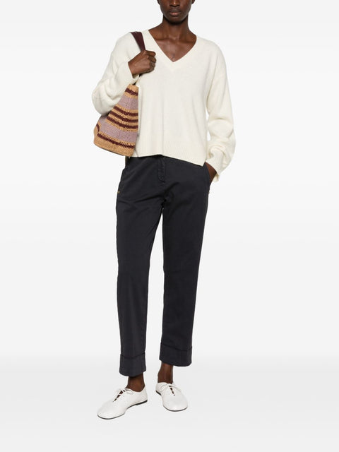CT Plage Wool V-Necked Jumper