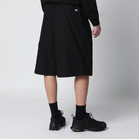 C.P. Company Black cotton bermuda shorts