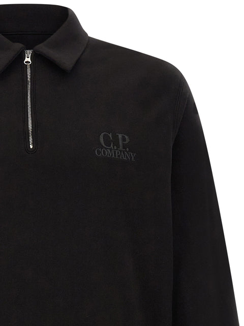 C.p. Company Black Cotton Fleece Sweatshirt