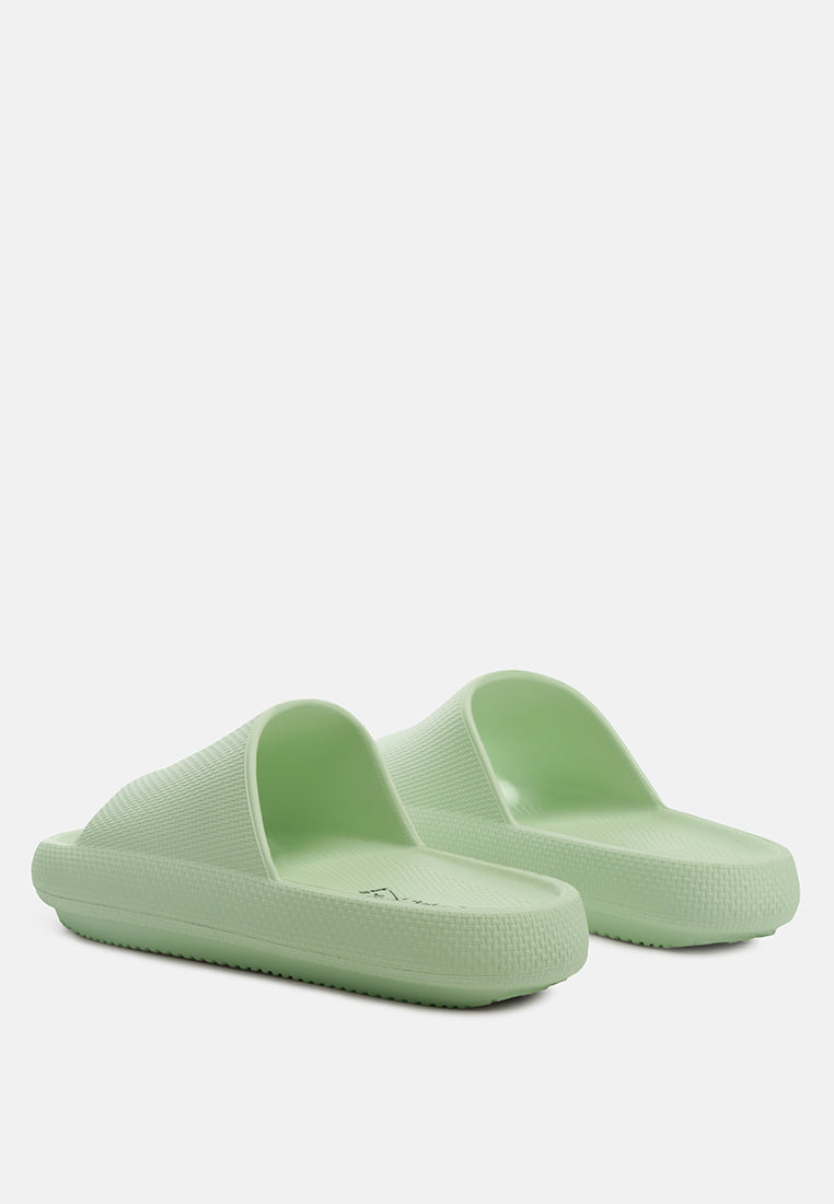 Cabana Black Eva Pool Sliders-Sliders & Slip-ons-London Rag-Green-US-6-7 / UK-4-5 / EU-37-38-Urbanheer