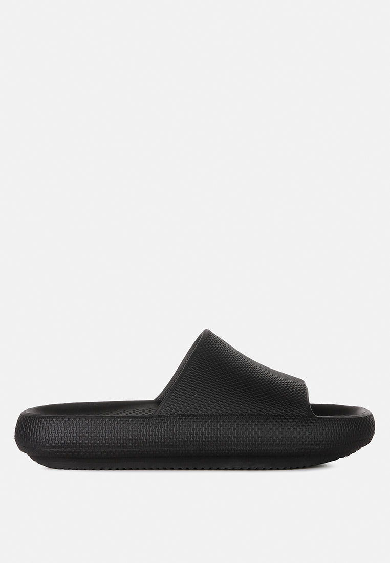 Cabana Black Eva Pool Sliders-Sliders & Slip-ons-London Rag-Green-US-6-7 / UK-4-5 / EU-37-38-Urbanheer