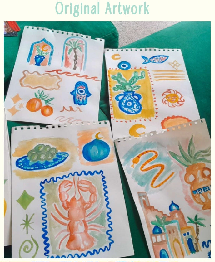 Cairo Two Piece Set 100% Cotton-Set-Melci Studio-XS-Urbanheer