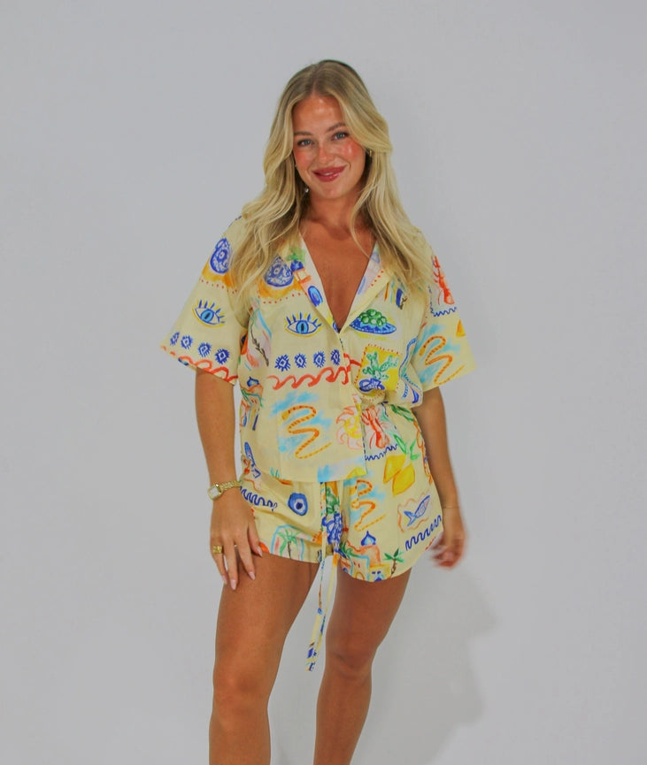 Cairo Two Piece Set 100% Cotton-Set-Melci Studio-XS-Urbanheer