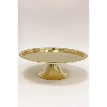 Cake Dome Gold with Clear Ball Knob
