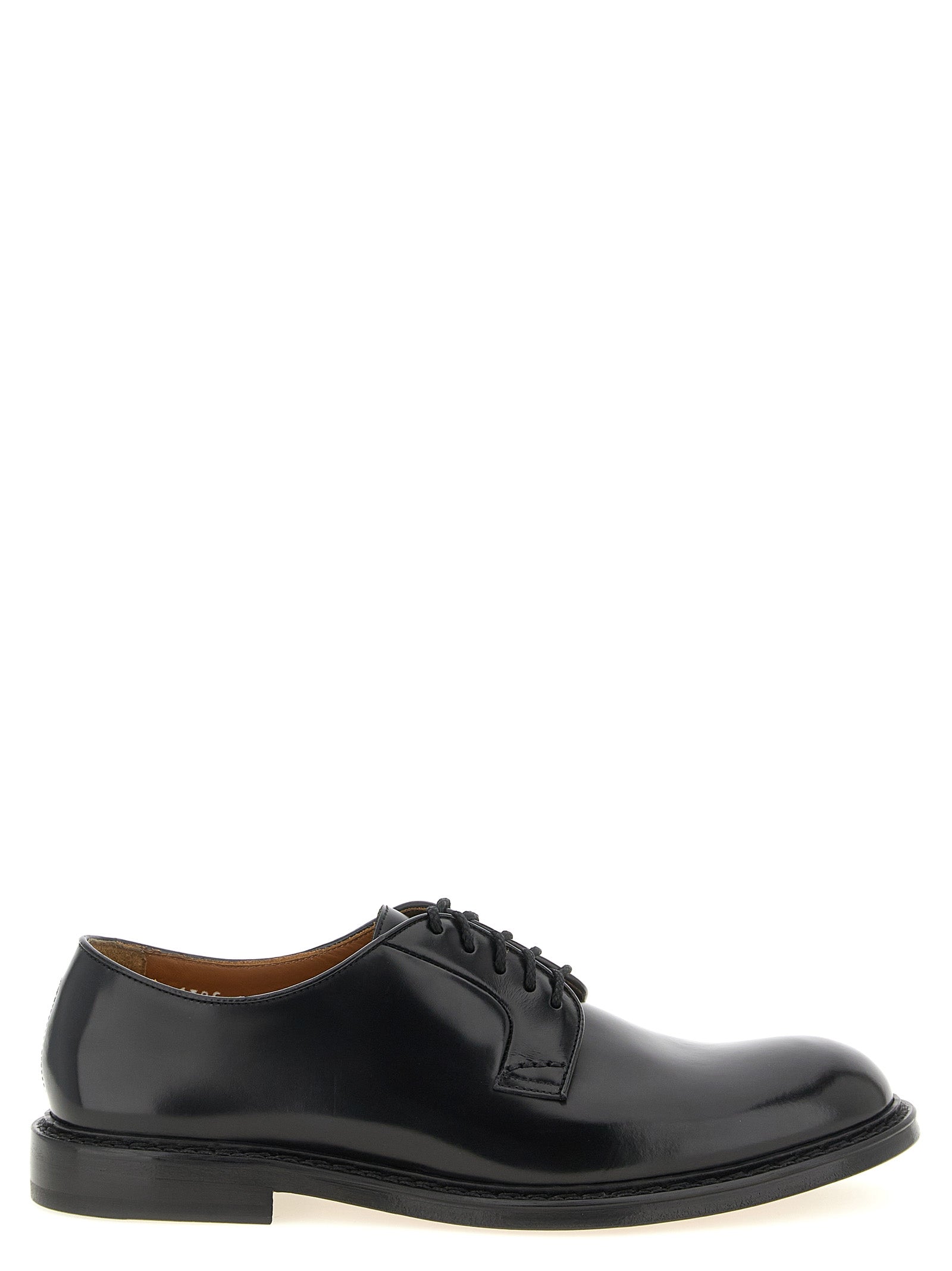 Calf Leather 5-Hole Lace-Up Shoes for Everyday Comfort
