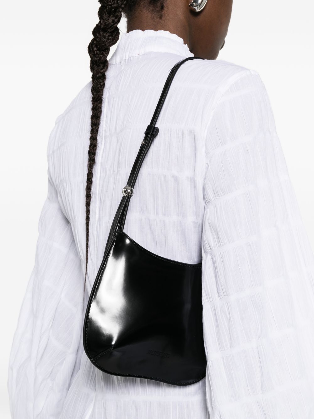 Calf Leather Adjustable Shoulder Bag for Everyday Use