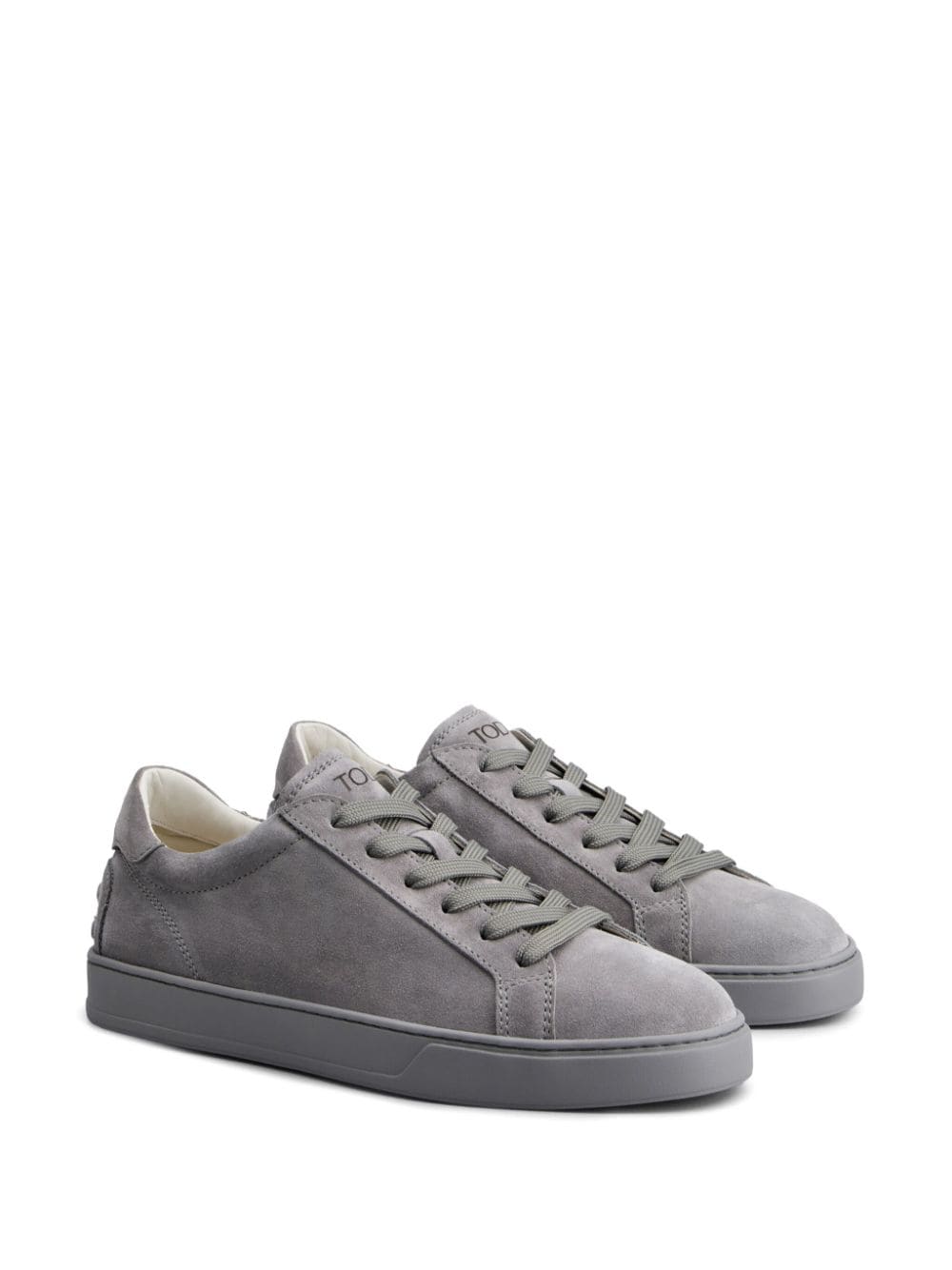 Calf Suede Leather Sneakers Comfortable Flat Sole