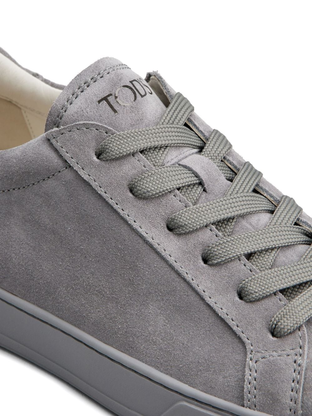 Calf Suede Leather Sneakers Comfortable Flat Sole