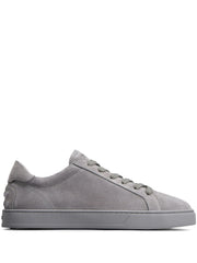 Calf Suede Leather Sneakers Comfortable Flat Sole