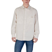 Calvin Klein Jeans Men Shirt-Clothing Shirts-Calvin Klein Jeans-beige-S-Urbanheer
