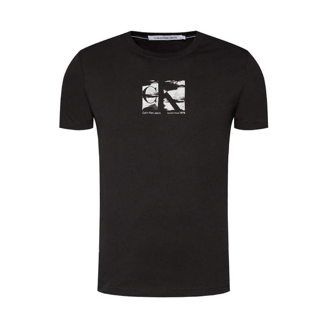 Calvin Klein Jeans Men T-Shirt-Clothing T-shirts-Calvin Klein Jeans-black-S-Urbanheer