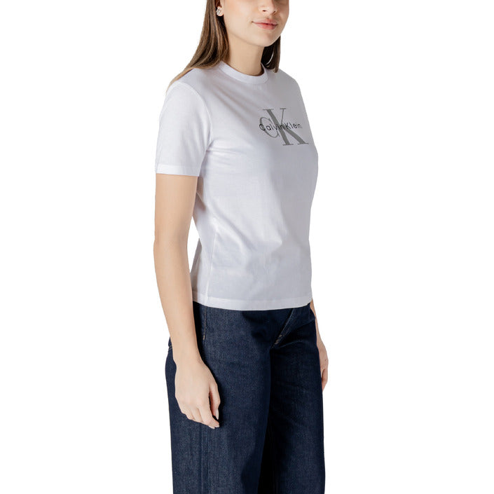Calvin Klein Jeans Women T-Shirt-Topwear-Calvin Klein Jeans-white-XS-Urbanheer