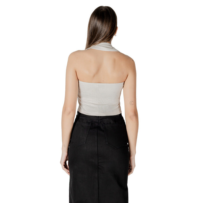 Calvin Klein Jeans Women Top-Clothing Tops-Calvin Klein Jeans-beige-XS-Urbanheer