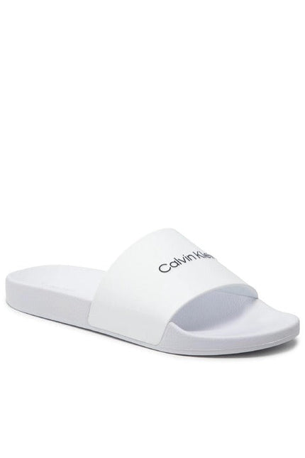 Calvin Klein Men Slippers-Shoes Slippers-Calvin Klein-white-40-Urbanheer