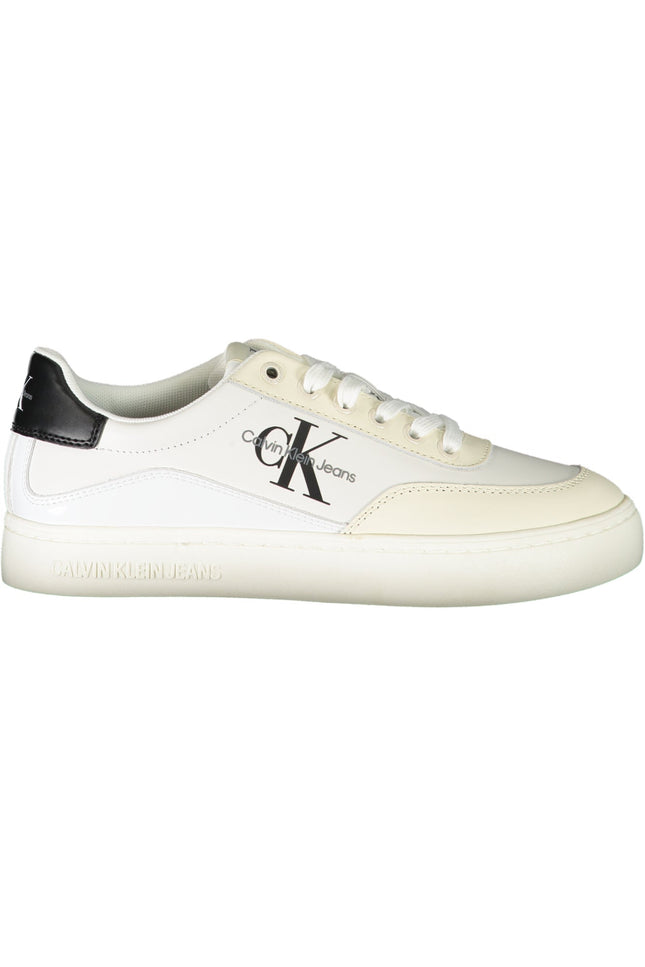 CALVIN KLEIN WHITE WOMEN'S SPORTS SHOES-Sneakers-CALVIN KLEIN-Urbanheer