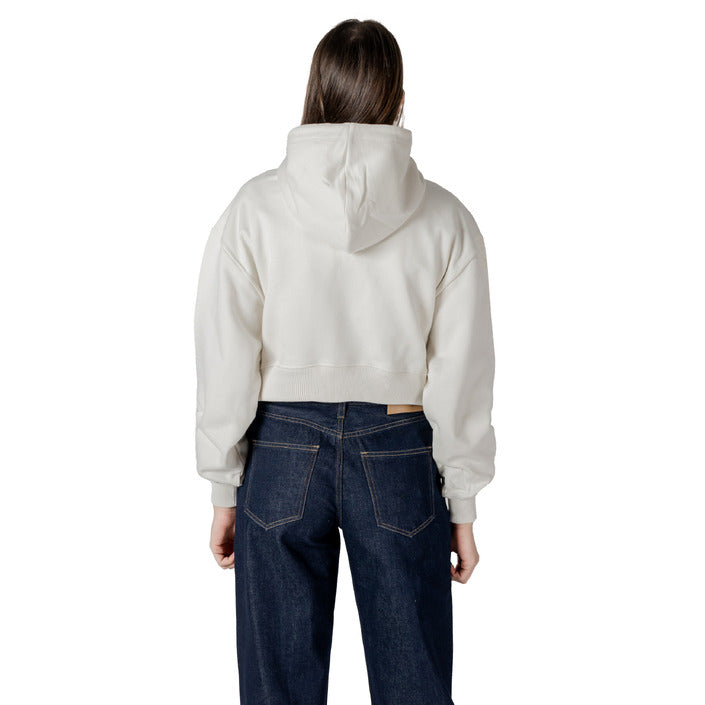 Calvin Klein Jeans Women Sweatshirts-Clothing Sweatshirts-Calvin Klein Jeans-white-XS-Urbanheer