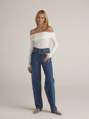 Cambria Bodysuit-Bodysuit-CLYQUE-S-IVORY-Urbanheer