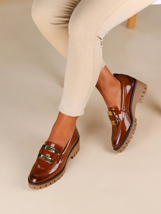 Camel Moccasin Mara 06 100% Leather - More Colors Available-Moccasin-MLV Portuguese Shoes-40-Camel-Urbanheer