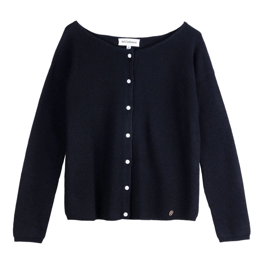 Camille Cardigan Black-Cardigan-Bel Cashmere S.C.-S-Black-Urbanheer