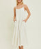 Camisole Dress CREAM-Dress-Baevely by Wellmade USA-S-CREAM-Urbanheer