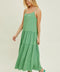 Camisole Dress GREEN-Dress-Baevely by Wellmade USA-S-GREEN-Urbanheer