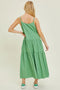 Camisole Dress GREEN-Dress-Baevely by Wellmade USA-S-GREEN-Urbanheer