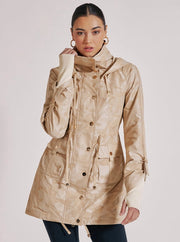 Camo Anorak Gold - Irish Cream-Anorak-Blanc Noir-XS-Irish Cream/Gold-Urbanheer