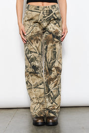 Camo Twill Pants-Pants-Pretty Garbage-S-Khaki-Urbanheer