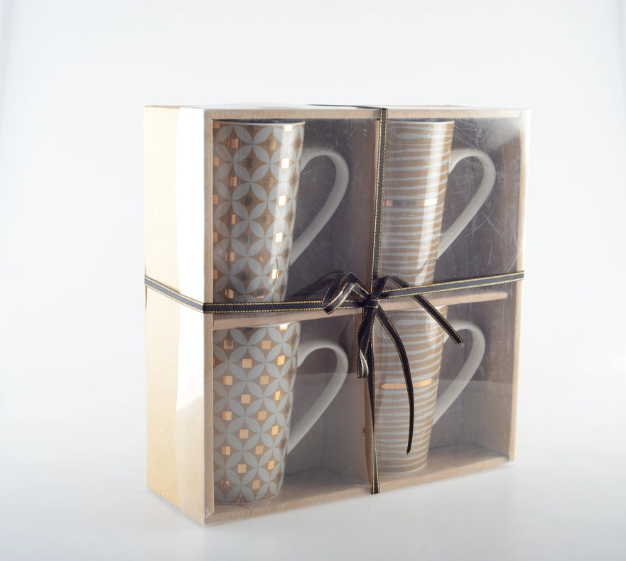 Cancun Mug - Set of 4-Mugs-AULICA-8.5 x 6.8 x 12.7-Urbanheer