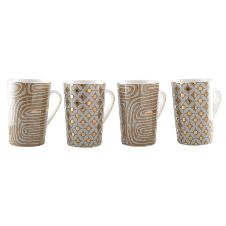 Cancun Mug - Set of 4-Mugs-AULICA-8.5 x 6.8 x 12.7-Urbanheer