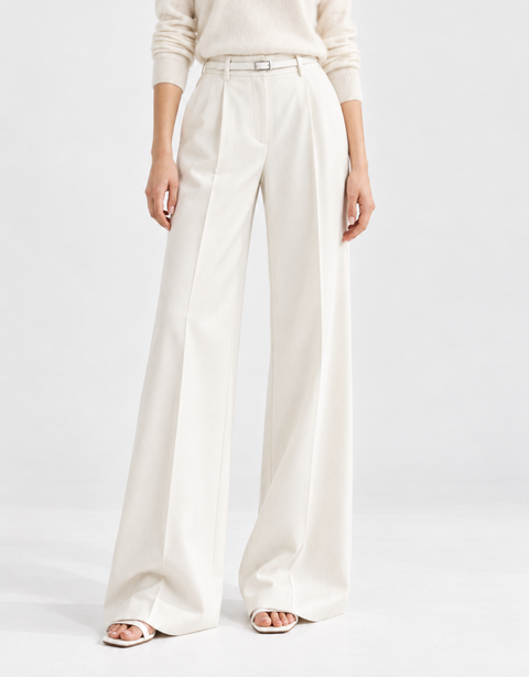 Cannes Baggy Trousers - Ivory