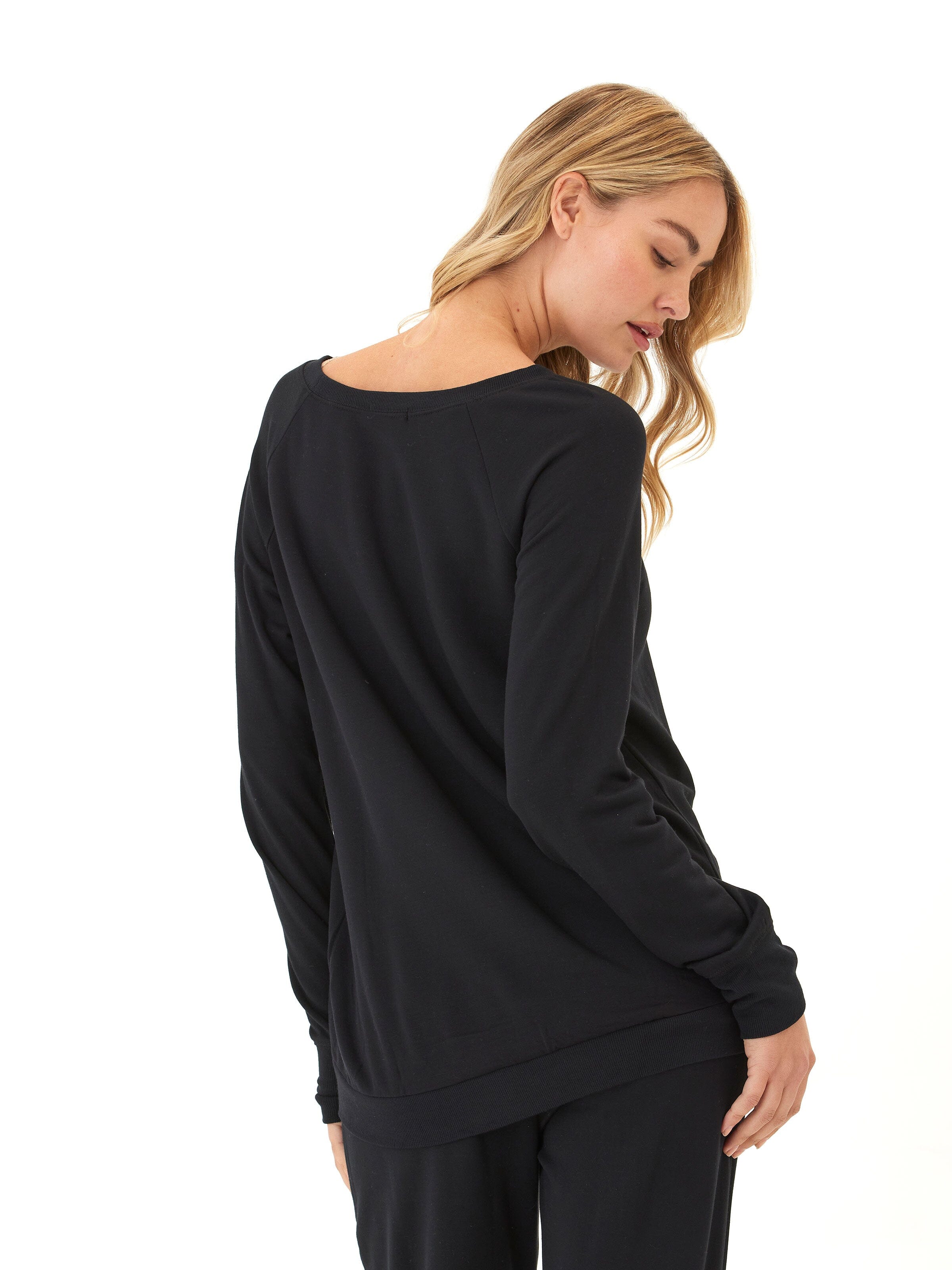 Cannon Feather Fleece Tulip Hem Tunic Sweatshirt