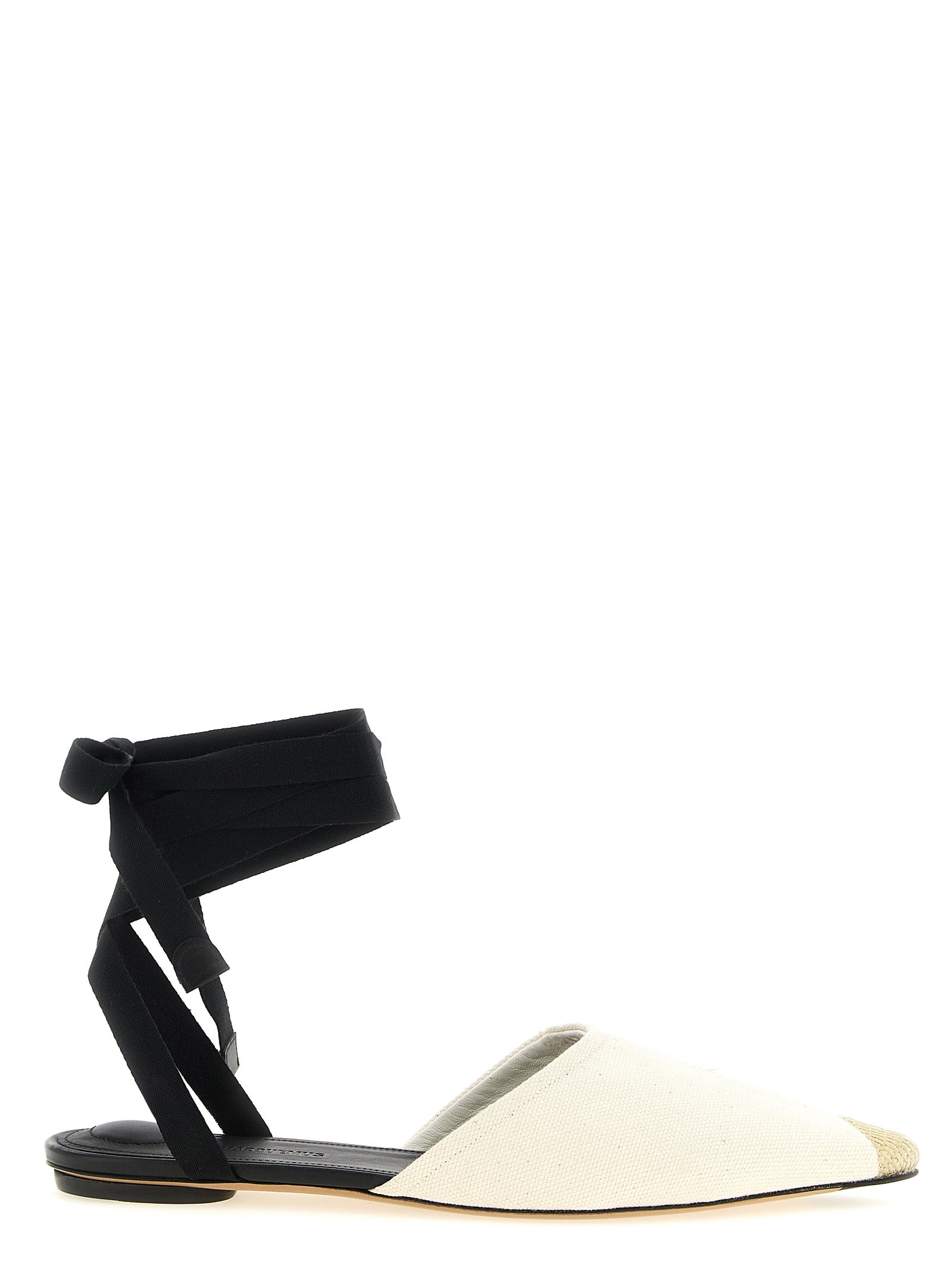 Canvas Espadrille Mules with Lambskin Insole for Summer Comfort