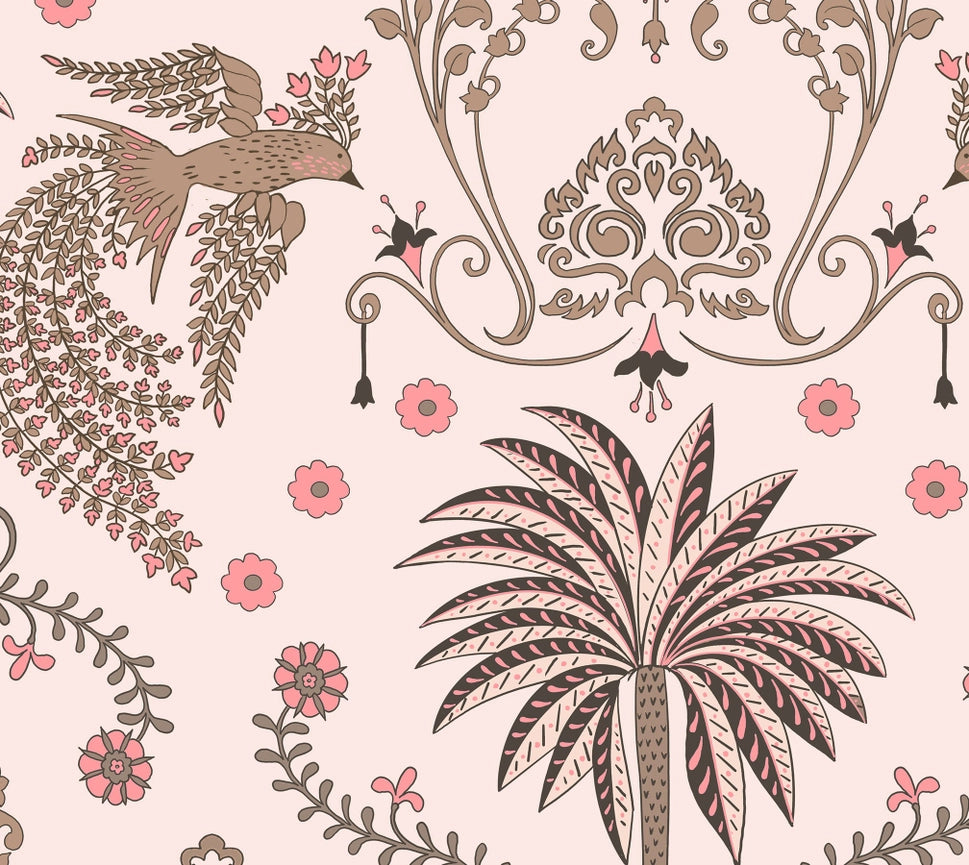 Cap Sleeve Coral Regal Palm 1/4 Zip Shirt-Shirt-Kastel Denmark-XXS-Urbanheer