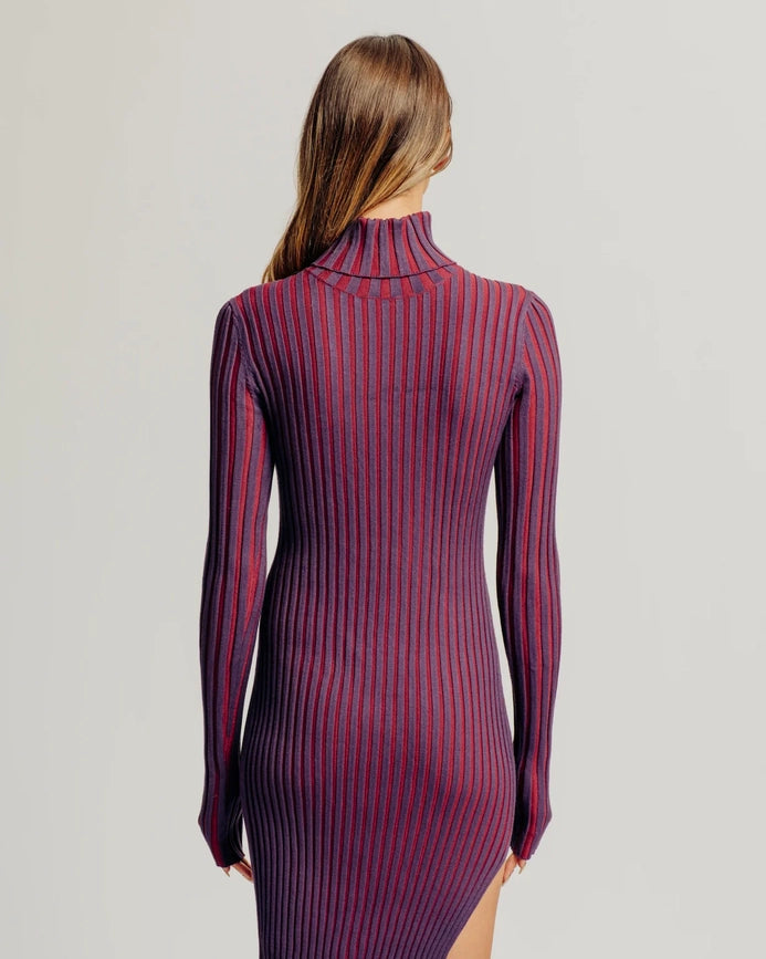 Cara Dress Purple-Dress-Torn By Ronny Kobo-XS-Purple-Urbanheer