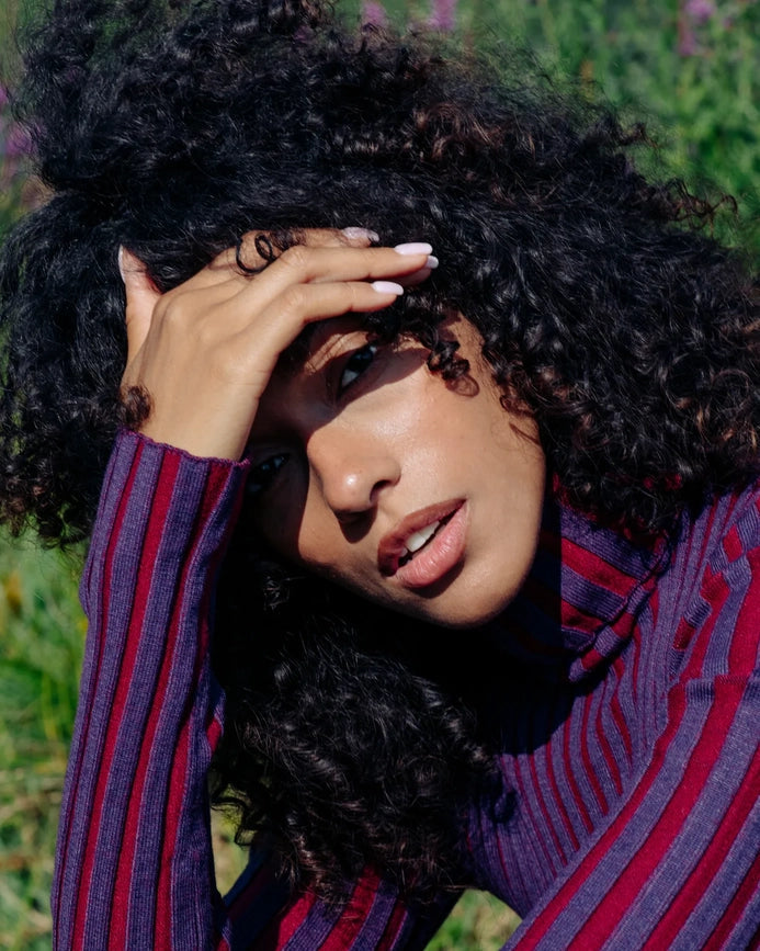 Cara Dress Purple-Dress-Torn By Ronny Kobo-XS-Purple-Urbanheer