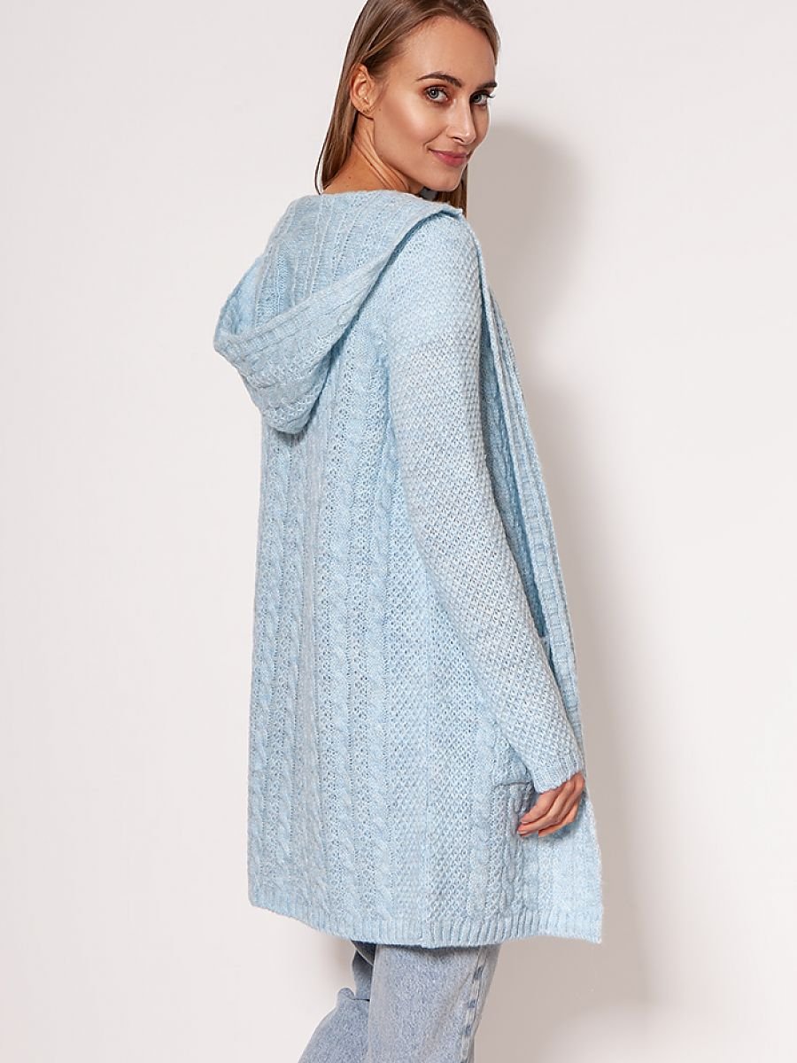 Cardigan Women Outfit 177133 Mkm-Cardigans for Women, Ponchos-MKM-blue-2XL/3XL-Urbanheer