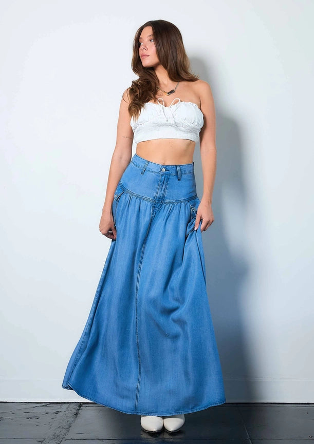 Cargo Full Skirt-Camisole-Vibrant M.i.U-S-Medium Stone-Urbanheer