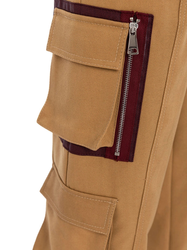 Cargo Pocket Pants-Pants-NOCTURNE-XS-Camel-Urbanheer